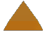 Yellow Glass Spinning Pyramid