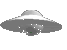 White Hovering UFO